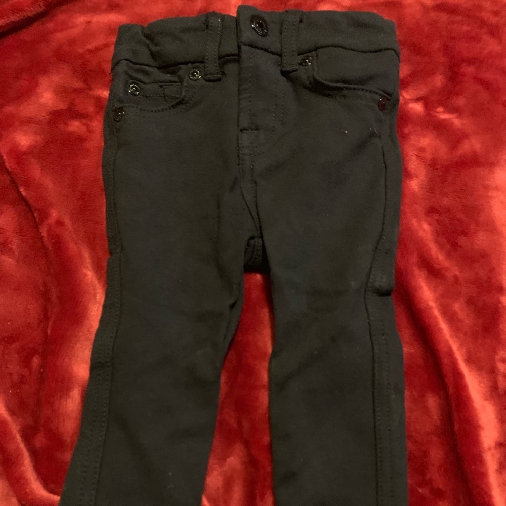 Seven for All Mankind super skinny black pants